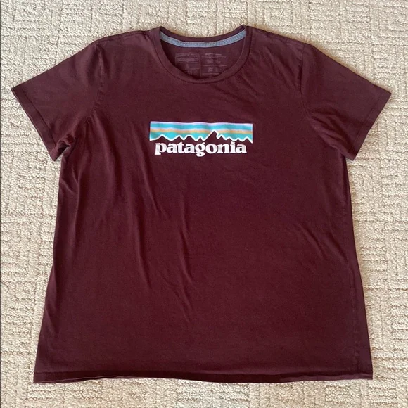 Patagonia P-6 Logo Organic Cotton Crew Tee - Picture 3 of 10